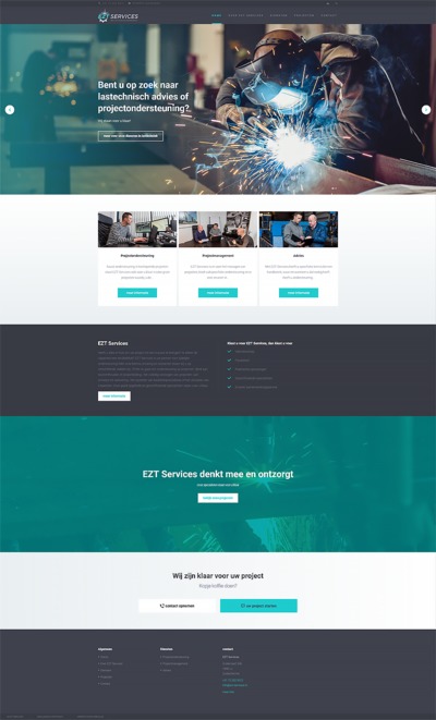 Nieuwe website voor EZT services